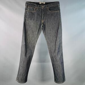 SIMON MILLER Size 32 Blue Indigo Cotton Button Fly Jeans